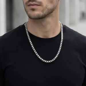 Men's 316L steel chain in silver color bode 03579