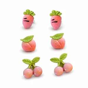 Children's Children's Hypoallergenic Earrings Set 3 pairs silver 925 silver