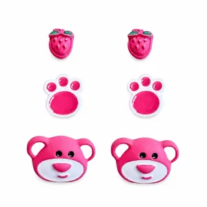 Children's Children's Hypoallergenic Earrings Set 3 pairs silver 925 silver