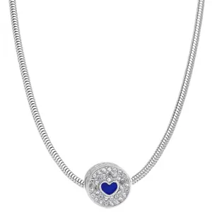 Women's necklace Hearth steel 316L silver bode 07235