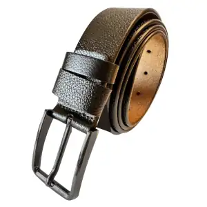 Men's belt Leather black 