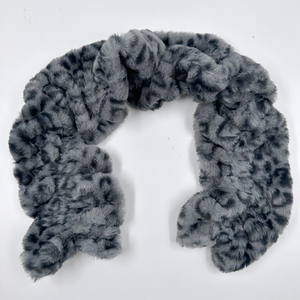 Women's bode fur scarf 06-0523 gray