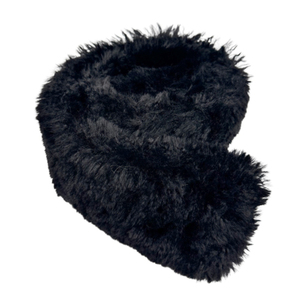 Women's bode fur scarf 06-0789 black