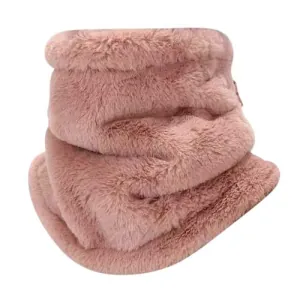  Women's artificial neck warmer bode 06-0862 pink