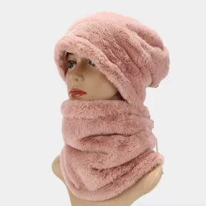  Women's artificial neck warmer bode 06-0862 pink
