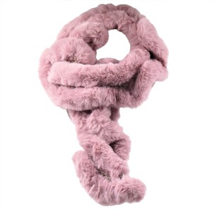 Γυναικείο κασκόλ λαιμός γούνινος  Verde 06-625 ροζ      