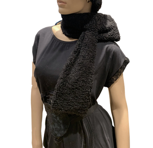  Women's scarf  Verde 06-781 black