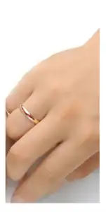 Unixex δαχτυλίδι Βέρα ατσάλι 316L ροζ-χρυσό bode 06018