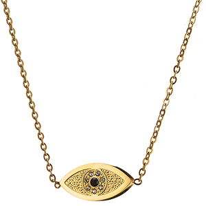 Womens necklace steel 316 L gold