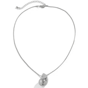 Women's necklace Chunky Drops steel 316L silver bode 07226