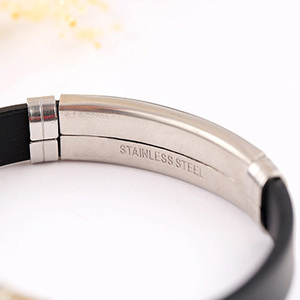 Men's steel bracelet Art 0385 316L silver