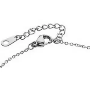 Children's Set necklace-earrings hypoallergenic steel Kitty 316L silver
