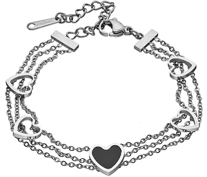 Women's steel  bracelet 316L silver
