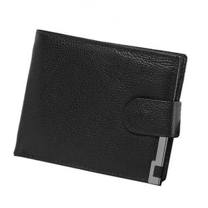Wallet for man Leather Verde 09-088 black