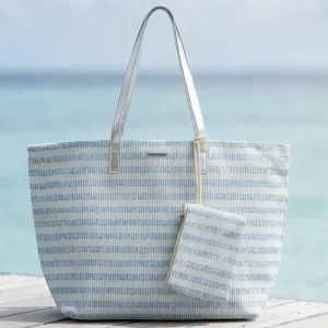 Beach bag bode 10203 light blue