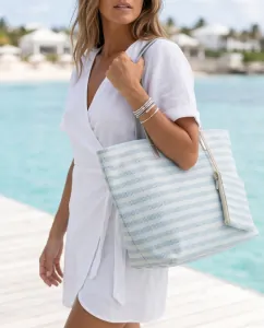 Beach bag bode 10203 light blue