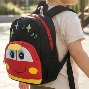 Παιδική Τσάντα πλάτης Αυτοκινητάκι Μαύρο bode 11360BL