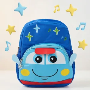 Παιδική Τσάντα πλάτης Αυτοκινητάκι Μπλε bode 11360