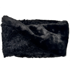 Γυναικείο σέτ λαιμός/κασκόλ-γάντια Verde 12-0486 μαύρο