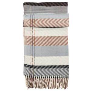 Verde Set Women's Hat and Scarf and gloves one size  white/pink