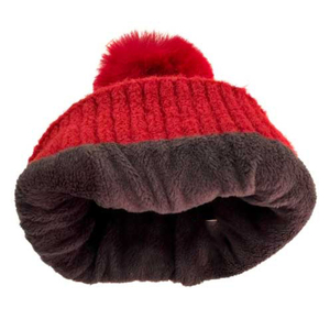 BODE Set Γυναικείος Σκούφος & Κασκόλ & γάντια one size 12-0641 μπλε/μπορντώ