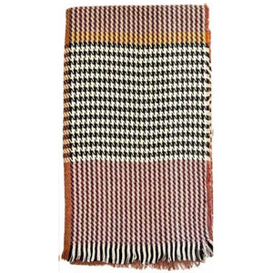 Verde Set Women's Hat and Scarf and gloves one size lila/beige