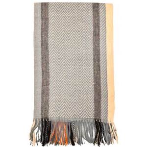 Verde Set Women's Hat and Scarf and gloves one size grey/camel