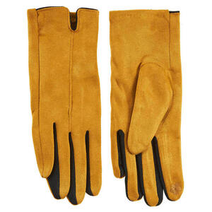 VERDE WOMAN'S GLOVES 02-0696 YELLOW