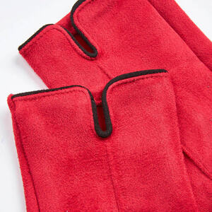 VERDE WOMAN'S GLOVES 02-0696 RED
