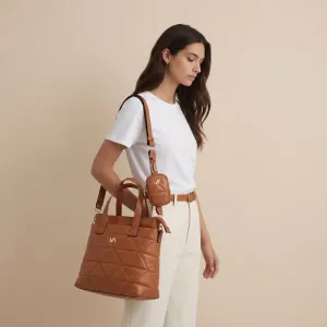 Καθημερινή τσάντα Verde 16-6200 camel