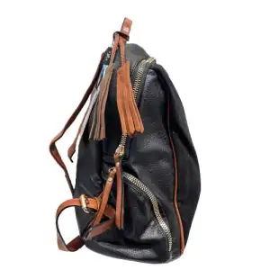  Backpack Suede Verde 16-6214 black