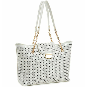 Καθημερινή τσάντα Verde 16-6354 άσπρο