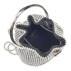 Evening purse Verde 16--7063 silver