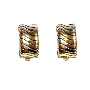 Earrings with clip in silver/gold color bode 01604