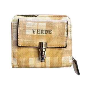  Wallet for woman Verde 18-0943 beige