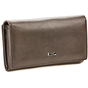 Leather wallet for woman Verde 18-1009 brown