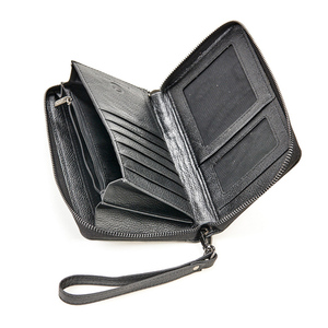 Leather wallet for woman Verde 18-1010 black