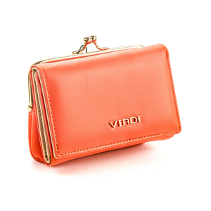 Wallet for woman Verde 18-1058 coral