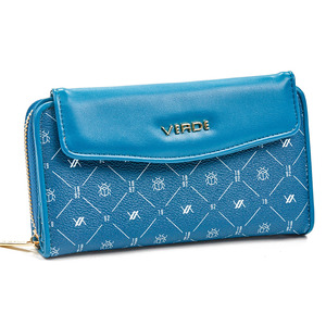 Wallet for women Verde 18-1146 blue
