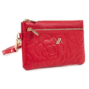 Wallet for women Verde 18-1271 red