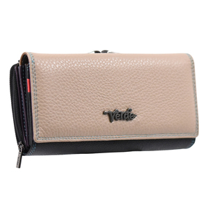 Leather wallet for woman Verde 18-894 beige