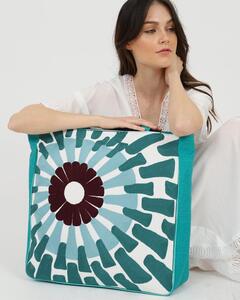 Beach bag Doca 18545 mint