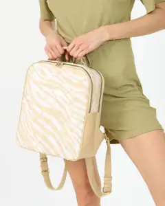 Backpack Doca 19119 beige