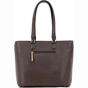 Handbag Doca 19814 brown