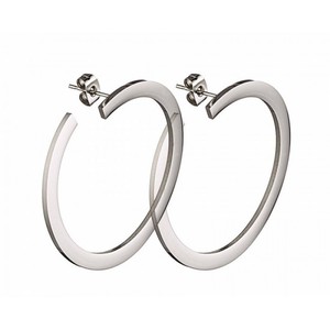 Women's earrings steel 316L silver Art 01994