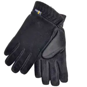 Ανδρικά γάντια Verde 20-19 μαύρο 