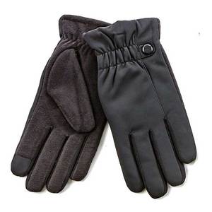 Ανδρικά γάντια Verde 20-21 μαύρο 