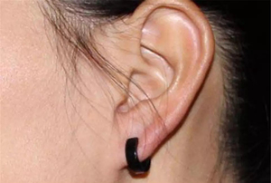 Unisex earrings rings steel 316L black