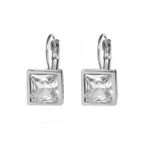 Women's earrings steel 316L silver