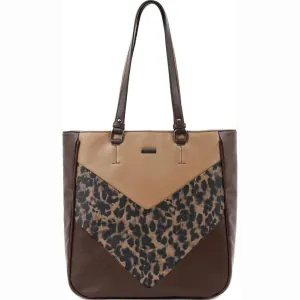 Handbag Doca 20093 brown